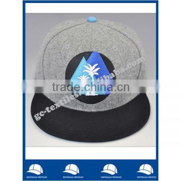 China alibaba supplier top quality Woolen custom logo embroidery baseball cap