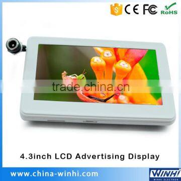 4.3 inch Resolution 480 x 272 USB port Digital Screen Video Player Mini LCD Monitor