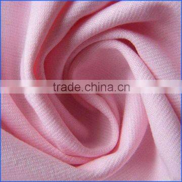 Double Dyeding CVC Interlock Knitted Fabric For Garments Usage