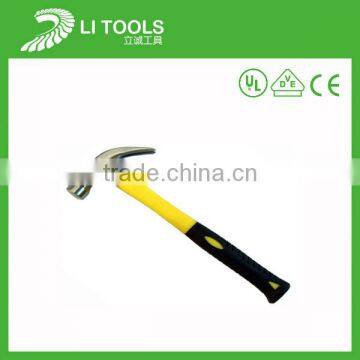 Rubber handle claw hammer made in China