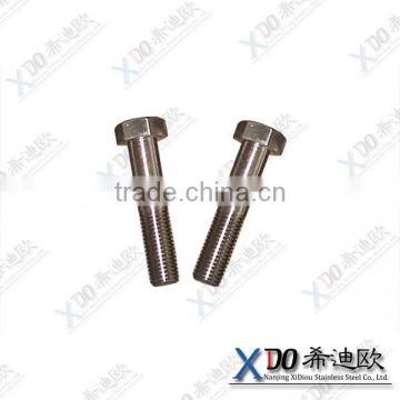 Inconel 718 Incoloy 825 forged steel din 931 half thread bolt