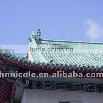 Chinese residential house roof tiles