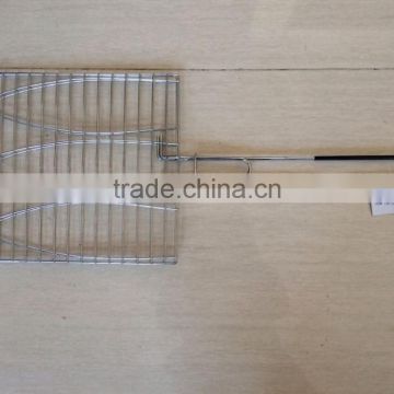 hot sale pp handle three fish BBQ grill grid