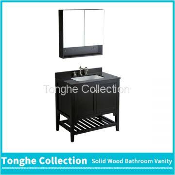 30'' Bathroom Vanity Cabinetry Granite Top Medicine Cabinet