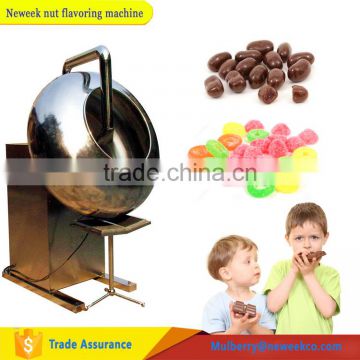 Neweek drum type 30-60kg/h nut flavoring popcorn groundnut coating machine