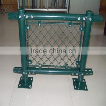 High Security PVC Coated Hot dipped Galvanized Chain Link wire mesh fence