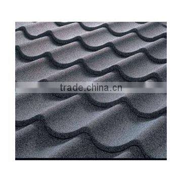 Stone Coated Metal Roof Tile1170*420*0.4mm Purple/wine Red/green/black Roof Tile for Prefab Houses photo-4