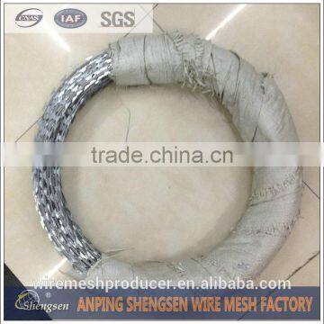 600mm coil diameter concertina razor barbed wire BTO-22