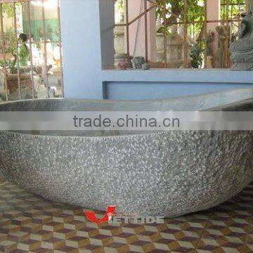 Hand-Carved Stone Bathtub