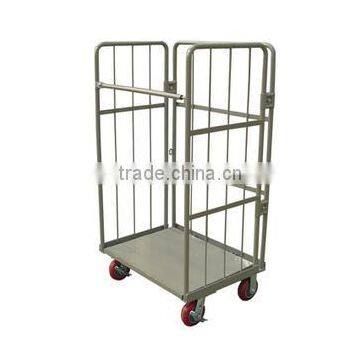 collapsible supermarket transport roll cage/wire cage