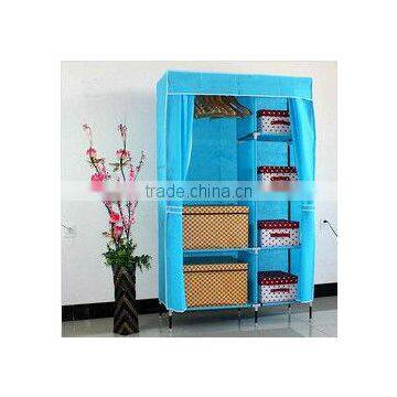 105x45x175cmTwo Doors Portable Cloth Wardrobe, Bedroom Wardrobe Furniture photo-4