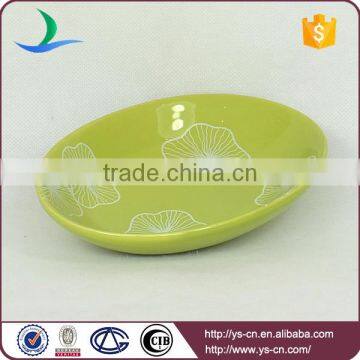 4pcs Green Flower Decal Bathroom Set for Wholesale photo-3