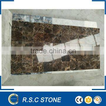 dark emperador marble brown flooring tiles