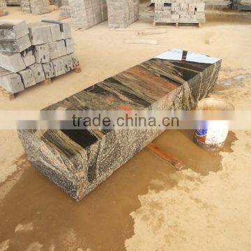 China Multicolor Red Granite Garden Bench photo-2