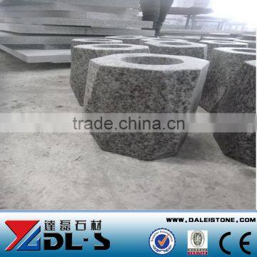 G623 Grey Sardo Granite Vase For Gravestone photo-5