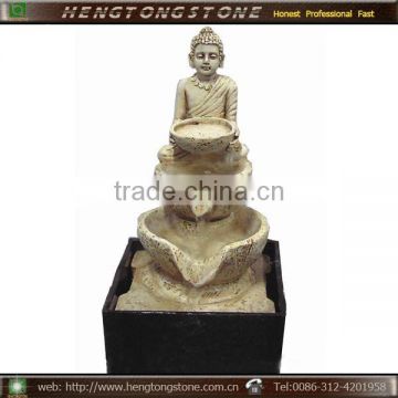 Stone Carved Buddha Garden Water Fountain