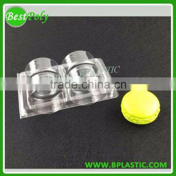 0.55mm Clear PET Clamshell Macaron Packaging for Christmas photo-2