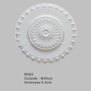 Egg Type Polyurethane Ceiling Rose photo-2