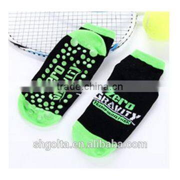 kids silicone dot yoga sock/rubber dots for socks