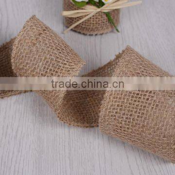 Raw Jute Importer in China Product Burlap Roll Hessian Ribbon