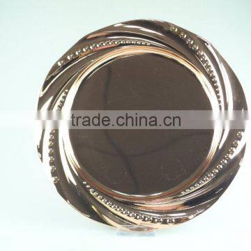 Royal Round Stainless Steel Wedding Plates With Multi Size and Clourful photo-6