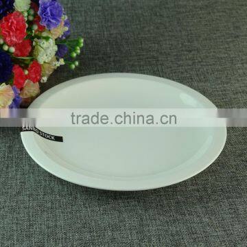 Morden Cheap Wholesale 8 Inch Round White Deep Soup Ceramic Dinner Plates Dishes