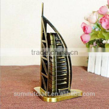 Dubai souvenir model metal bronze burj al arab gift souvenir