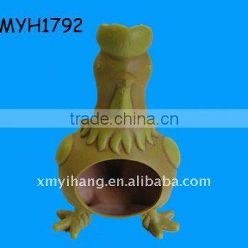 New hot sale terracotta yellow rooster chiminea