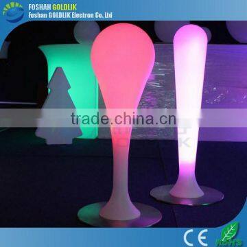 GLACS Control Waterdrop Design Illuminated Party Decoration Plastic LED Floor Lamp