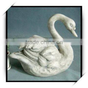 Fiberglass Resin Craft Animal Sculpture - Swan