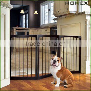 Professional MDF Pet Gate Wholesale Dog Fence Homex_BSCI Factory