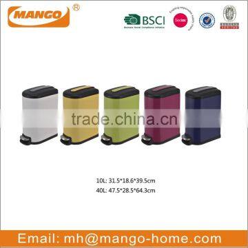 Colorful Powder Coating Pedal Rubbish Bin photo-5
