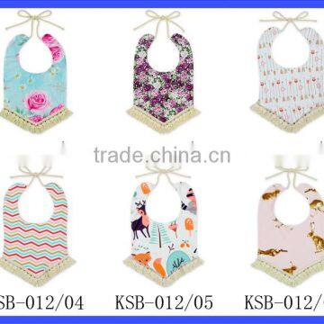 Boho Baby Fringe Tassel Bib Drool Teething Dress Up Gift for New Mom Fashionable Bib photo-2
