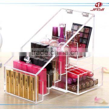 2017 Wholesale Clear Acrylic Lucite Makeup Storage Boxes Cosmetic Storage Box photo-3