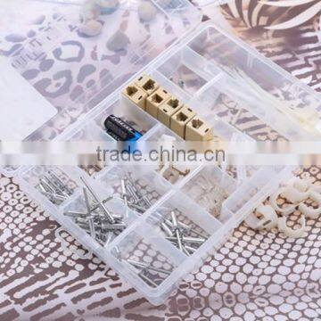 Hot Sale Transparent Plastic Storage Boxes Screws and Nails/ Clear Plastic Storage Container Nail Divider photo-4