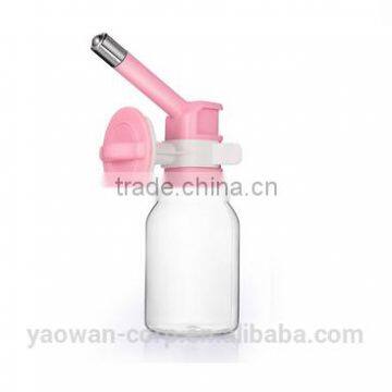 Plastic pet dog water dispenser feeder