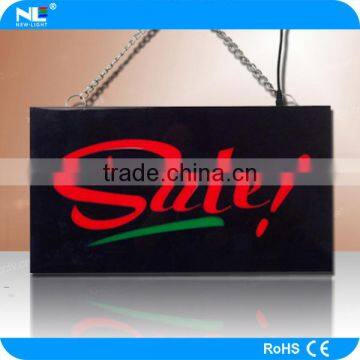 Semi-outdoor Color Changing LED Resin Sign Environmental-friendly LED Open Sign Acrylic Panel LED Display Sign photo-4