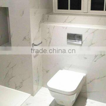 Best Quality Tumbled Natural Stone White Marble Tile Stone photo-2