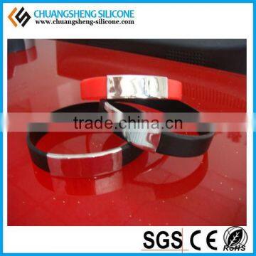 qr Code Silicone Bracelet With Metal Clasp With Factory Price photo-3