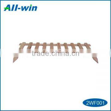 Wooden Garden Fence, Timber Picket Fence With Extended Spiked End Sections photo-3