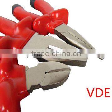 VDE plier set combnitional plier Diagonal Cutting Plier Insulation tools Heavy Duty