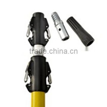 Telescopic pole locking mechanisms