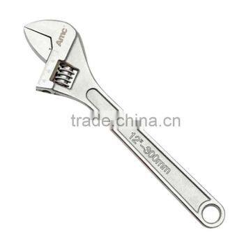 Adjustable wrench chrome plated/matt finished(17001wrench,adjustable wrench,hand tool)