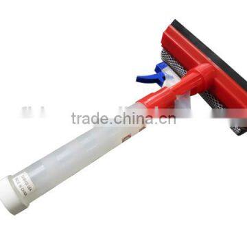 Rubber Sponge Plastic Spray Window Squeegee With Sprayer Soap Dispenser