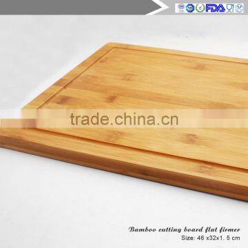 Manufacturers Selling Beautiful Large 100% Fruit Juice Groove Organic Bamboo Chopping Block Wholesale photo-4