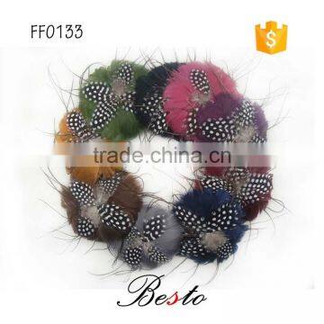 Fashion new product feather jewelry,feather flower garment accessory for girl's dresses