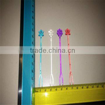 2016 innovative bothday decration cake pick plastic