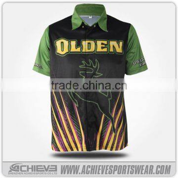 Sublimation racing motorcycle polo shirts racing shirt