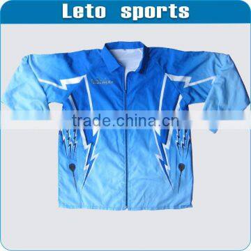 custom sublimation sports jacket for club 100% polyester