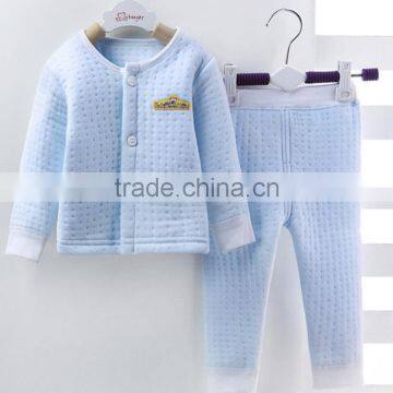 New Design 100% Cotton Casual Baby Clothing Sets Long Sleeved In Winter photo-6